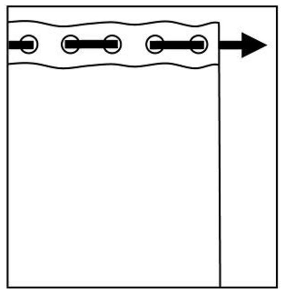 Wirth Vorhang Chloé (1 St), Ösen, halbtransparent, Store Bild 3
