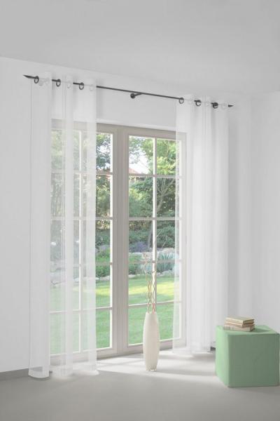 Wirth Vorhang Chloé (1 St), Ösen, halbtransparent, Store Bild 1