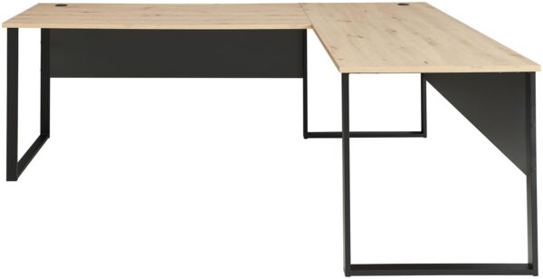 Winkel-Schreibtisch MEMPHIS Artisan Eiche - Metallgestell 229 x 170 cm Bild 2