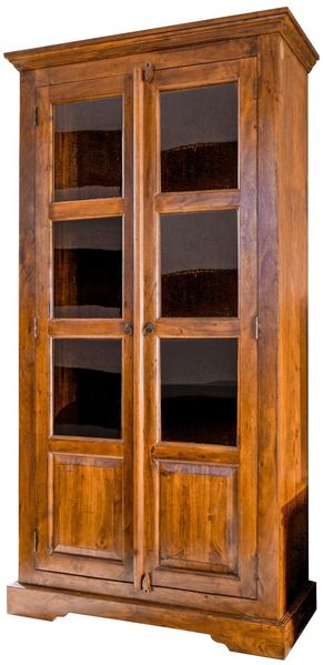 Vitrine Akazie 98x46x191 honig lackiert OXFORD #0440