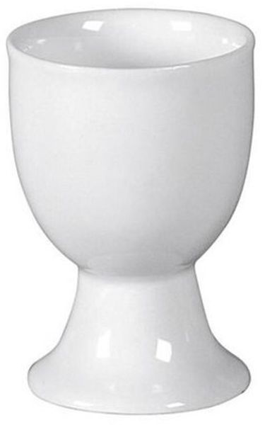 Mäser 687062 Eierbecher auf Fuß "Young", H 6,8cm Ø 4,5cm, Porzellan, weiß