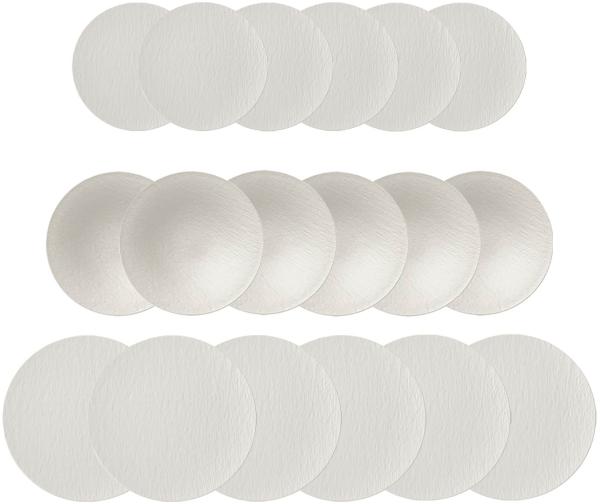 Villeroy & Boch Manufacture Rock Kombiservice 18-teilig weiß