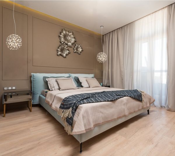 GLOBO LIGHTING Hängeleuchte KATRINA, LED fest integriert, Warmweiß, Luster Hängelampe Esszimmer Esstisch-Lampe elegant