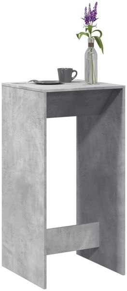 Bartisch, Stehtisch, Bistrotisch Betongrau 51x50x103,5 cm Holzwerkstoff