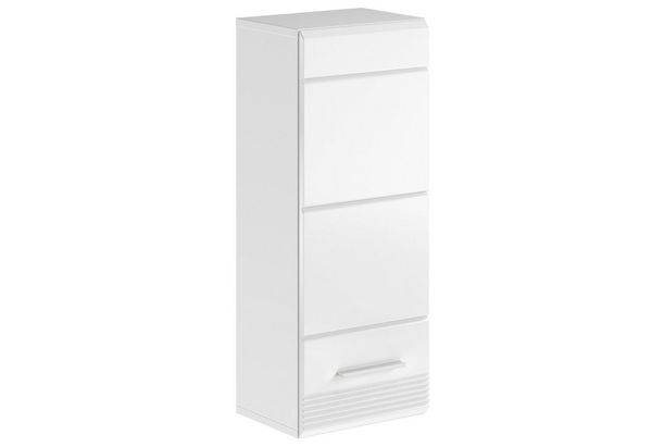 Newroom Hängeschrank Floyd Hängeschrank Weiß Hochglanz Modern Badschrank Wandschrank Bad