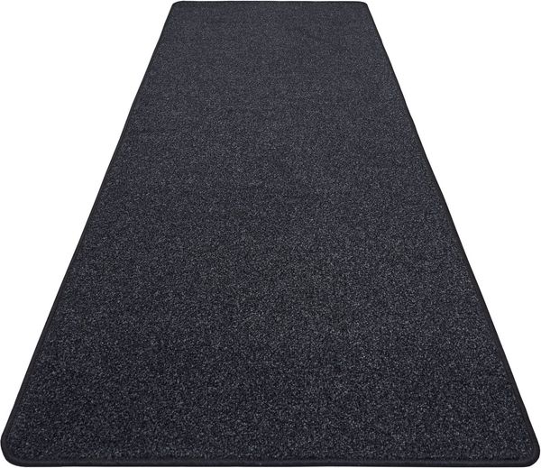 Hanse Home Exclusiv Läufer Liberty, rechteckig, Höhe: 7 mm, Uni-Meliert, robust, kräftige Farben, rundherum farbige Kettelung