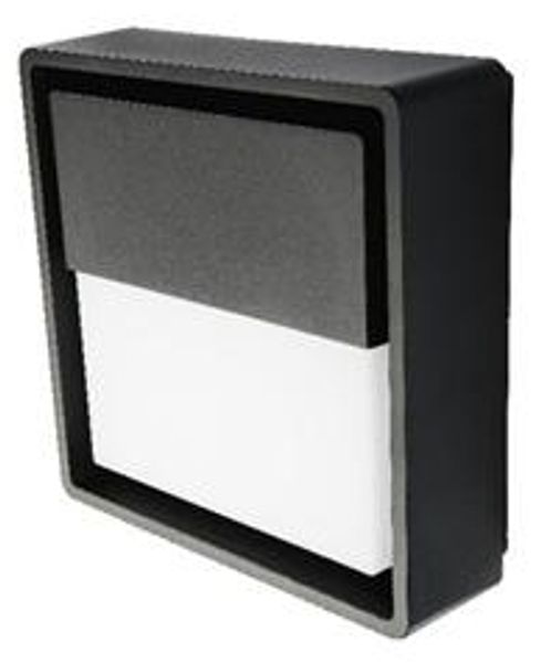 Wandrahmen Square Wall LED 6 W 3000 K schwarz