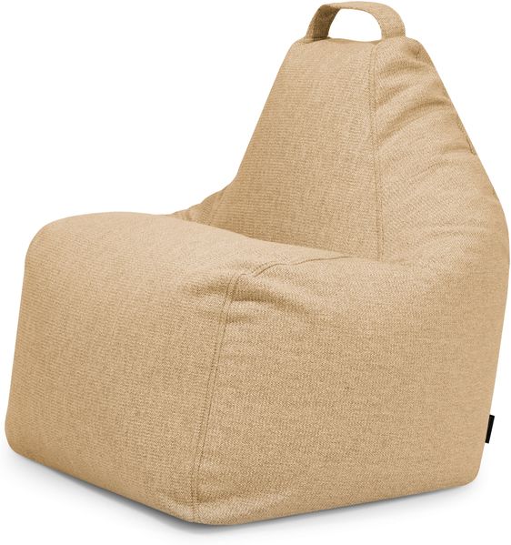 Sitzsack ‘Play‘, Bezugstoff - Dunes, 100% Olefin, Amber, 85x80x80 cm.