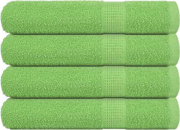 vidaXL Saunatücher FROGN 4 Stk. Apfelgrün 80x200 cm 360 g/m² 137032