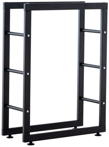 CLP Kaminholzständer Keri V2,schwarz 25x60x80 cm Bild 2
