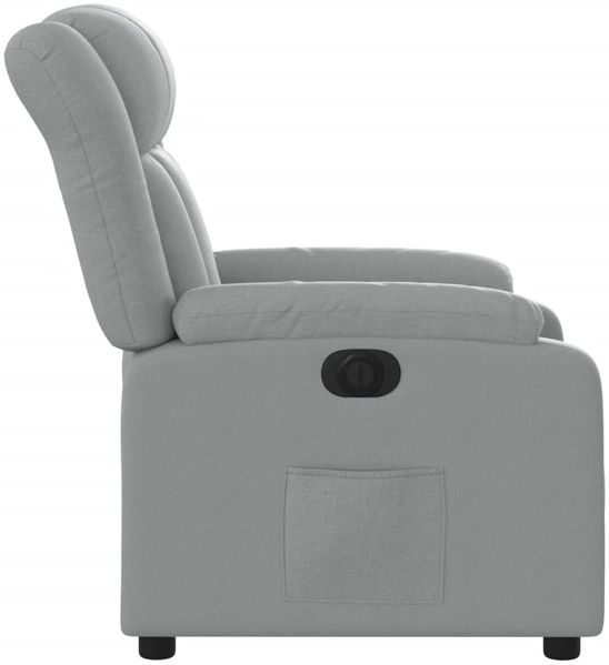 vidaXL Relaxsessel Elektrisch Hellgrau Stoff 3205292 Bild 10