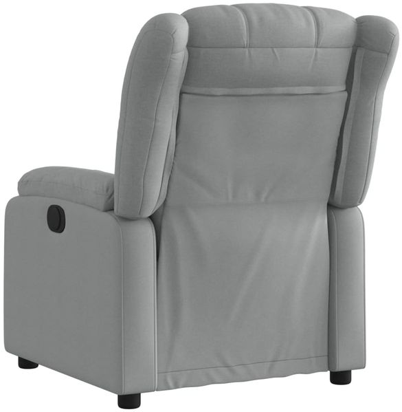 vidaXL Relaxsessel Elektrisch Hellgrau Stoff 3205292 Bild 5