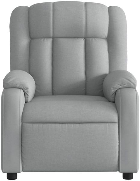 vidaXL Relaxsessel Elektrisch Hellgrau Stoff 3205292 Bild 9