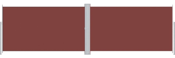 vidaXL Seitenmarkise Ausziehbar Braun 180x600 cm 318003