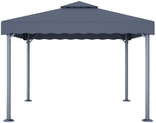 vidaXL Pavillon 300 x 300 cm Anthrazit Aluminium 48059