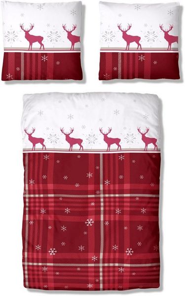 OTTO home Bettwäsche Wenda, Biber, 2 teilig, in Qualitäten PolyCotton (kühlend) + Biber (wärmend, 100% Baumwolle)
