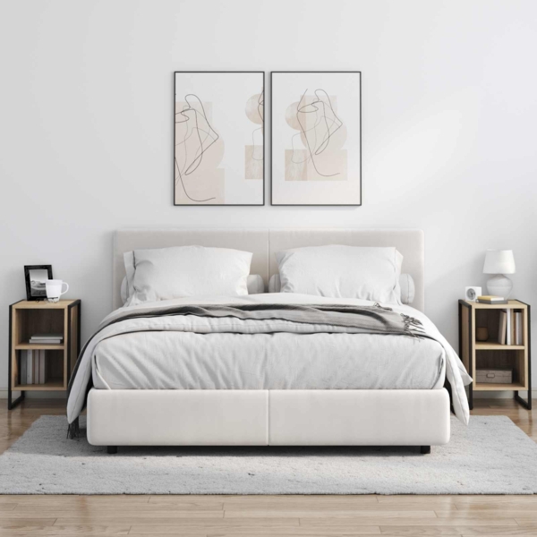 vidaXL Nachttisch Sonoma 39,5 x 30 x 50 cm Holzwerkstoff 886632 Bild 3