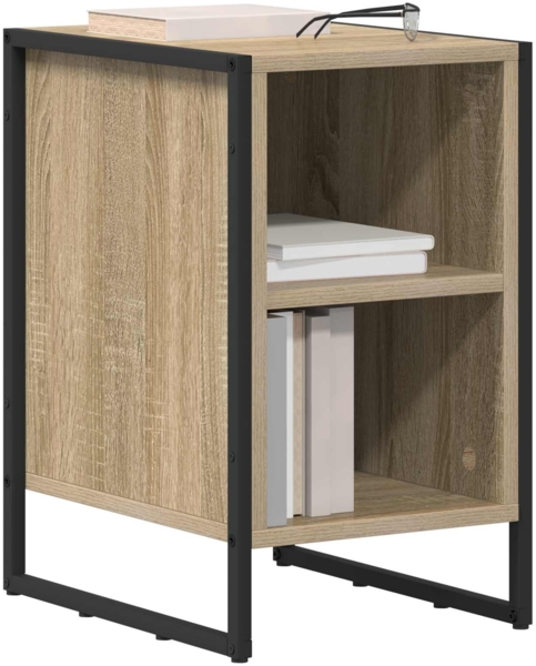 vidaXL Nachttisch Sonoma 39,5 x 30 x 50 cm Holzwerkstoff 886632 Bild 2