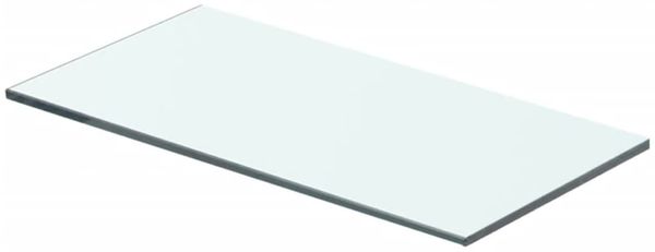 vidaXL Regalboden Glas Transparent 40x15 cm 243813