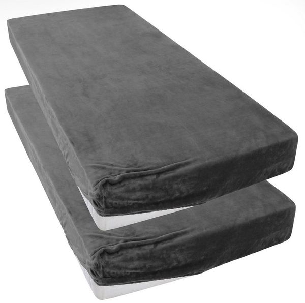 OTTO home Spannbettlaken Desner3, Mikrofaser-Fleece, Cashmere-Touch, Microfaser, Gummizug: rundum, (2 Stück), für Matratzen bis 20cm Höhe, kuschelig & weich, Bettlaken