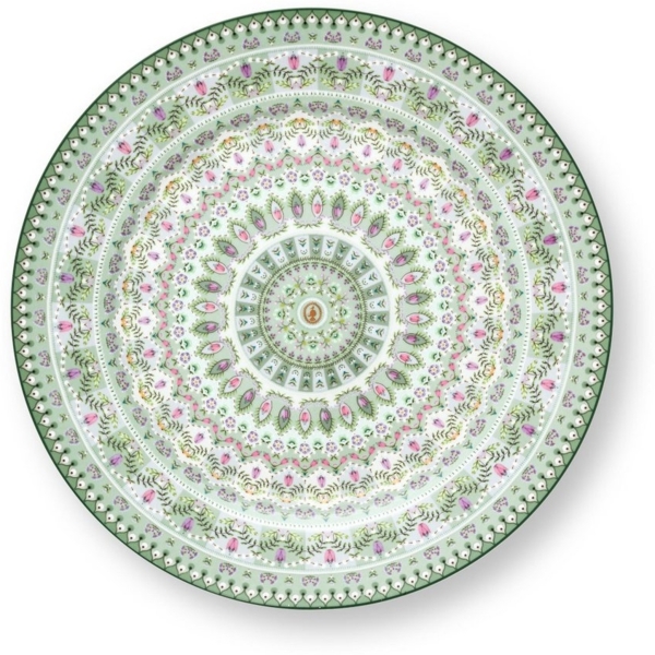 PiP Studio Speiseteller Lily&Lotus Moon Delight Light Green Platzteller 32cm