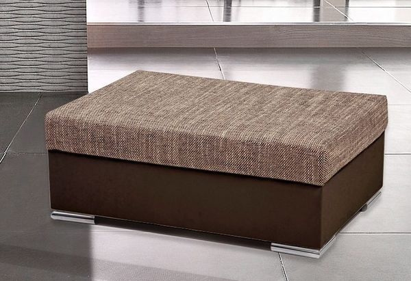 COLLECTION AB Hocker John, Frei im Raum stellbar, wahlweise mit Federkern