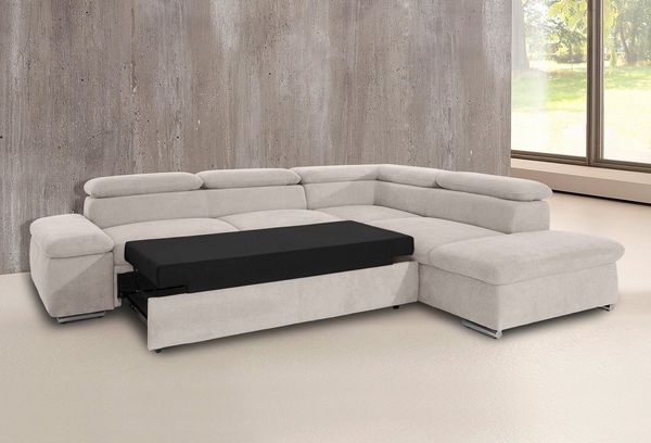 sit&more Ecksofa Alcatraz L-Form, wahlweise mit Bettfunktion