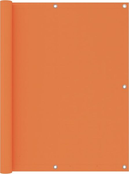 vidaXL Balkon-Sichtschutz Orange 120x500 cm Oxford-Gewebe 135054