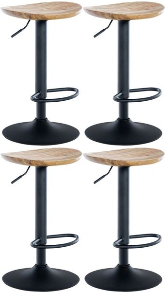 4er Set Barhocker Skelde natura