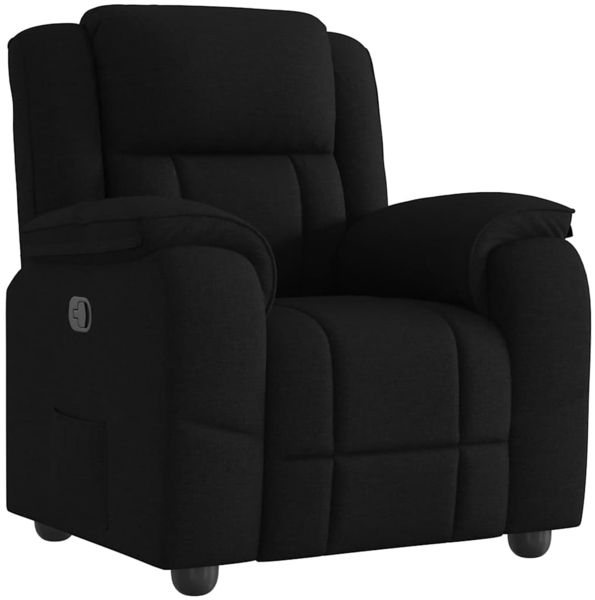 vidaXL Relaxsessel Schwarz Stoff 4015702