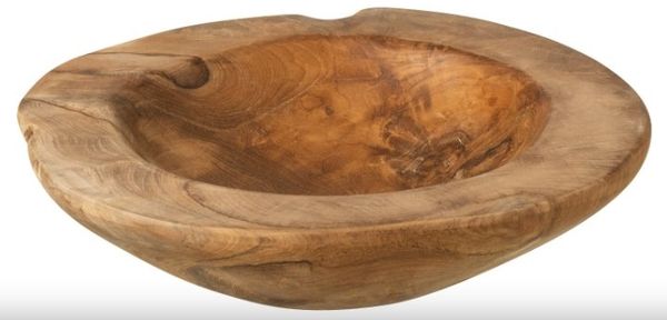 Schale Igor Unregelmäßig Teakholz Naturell Small