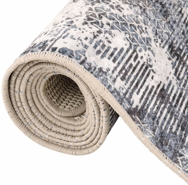 vidaXL Teppich Waschbar Mehrfarbig 80x300 cm Rutschfest 136592 Bild 4