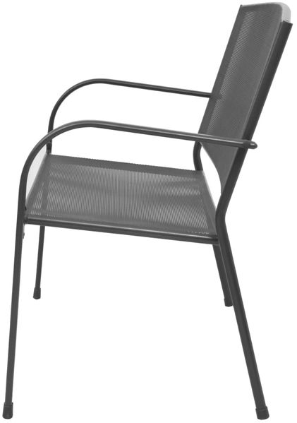 vidaXL Gartenbank 108 cm Stahl und Drahtgitter Anthrazit 42732 Bild 3