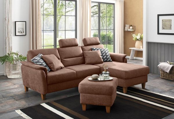 Home affaire Ecksofa Palmera L-Form, B: 244 cm - OTTO. Verlässliche Qualität, optional Bettfunktion & Bettkasten, Federkern