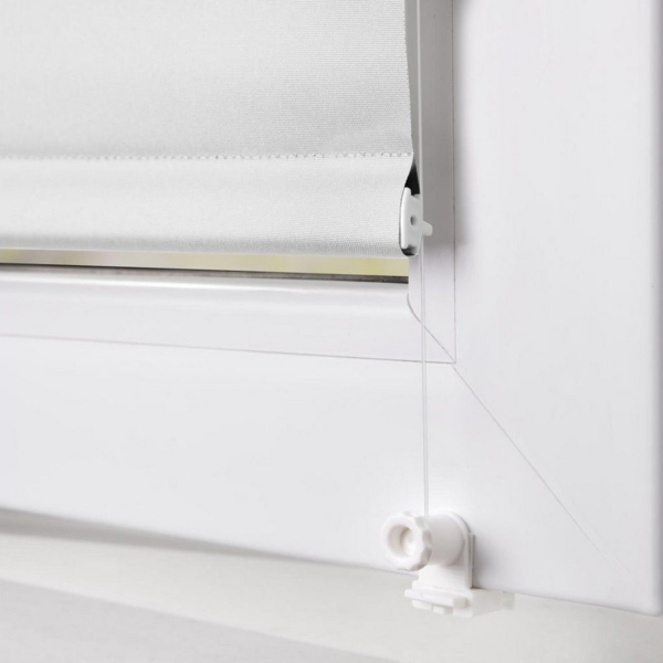 Lichtblick Sonnenschutzsysteme GmbH Verdunklungsrollo Barcelona 60x150 cm (BxL) Weiß Verspannt; Klemm- und schraubbar; Thermofunktion Bild 3