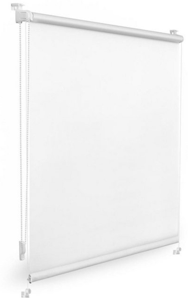 Lichtblick Sonnenschutzsysteme GmbH Verdunklungsrollo Barcelona 60x150 cm (BxL) Weiß Verspannt; Klemm- und schraubbar; Thermofunktion Bild 4