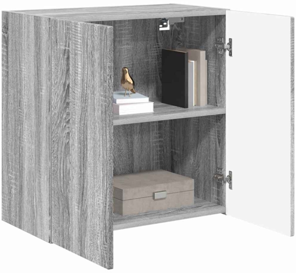vidaXL TV-Wandschrank Graues Sonoma 59,5 x 31 x 60 cm Holzwerkstoff 892355 Bild 2