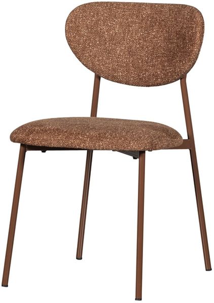 Esszimmerstuhl Valor aus Webstoff, modern gepolstert, Braun, komfortables Design für Dein Zuhause