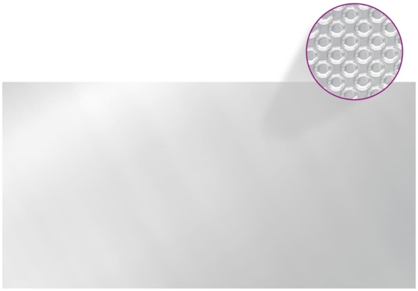 vidaXL Poolabdeckung Silbern 488x244 cm PE 93099