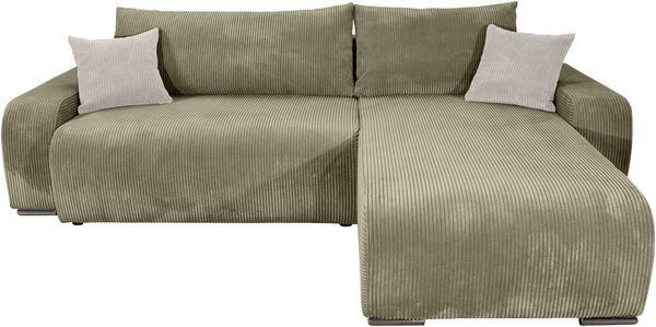 COLLECTION AB Ecksofa Pia, L-Form, Breite 237 cm, mit Schlaffunktion, inkl. Bettfunktion und Bettkasten