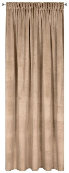 Design91 Vorhang Samtvorhänge 140x270 cm 135x300 cm (1 St), Kräuselband, blickdicht, Samt, Wohnzimmer Tunnelzug