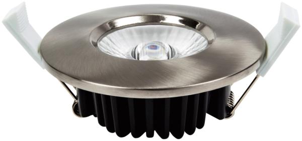 Ledxon 7008105 EDOS 6W 620lm 3000K 40° Nickel LED-Einbauleuchte LB23