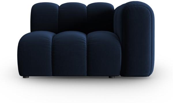 Micadoni Modul Lupine 1-Sitzer Rechts Samtstoff Salvador Königsblau