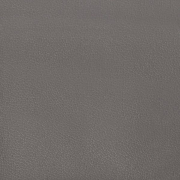 vidaXL Bettgestell mit Kopfteil Grau 90x200 cm Kunstleder 3125553 Bild 11