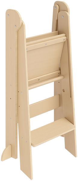 Bellabino 'Tay' Lernturm für Kinder ab 1 Jahr, Tritt 2-fach höhenverstellbar, natur, Birke Sperrholz, klappbar, Tritthocker bis 50 kg belastbar Bild 11