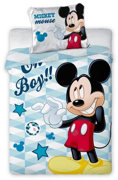 Disney Mickey Mouse Baby Bettwäsche Set 2tlg. 100x135 cm Baumwolle