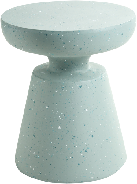 Beistelltisch MINCIO 45 cm 45 cm Terrazzo Optik Terrazzo Grün