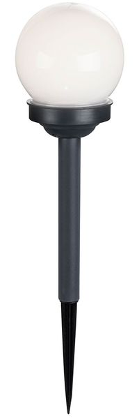 7er Set LED Solarkugel weiß, Erdspieß, DxH 10x38 cm Bild 10