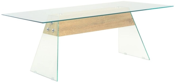 vidaXL Couchtisch Transparent 110 x 55 x 40 cm Glas 245637