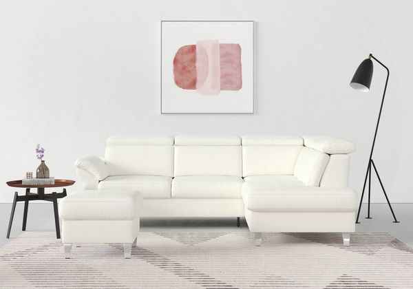 sit&more Ecksofa Arngast L-Form, inklusive Kopfteilverstellung und Federkern